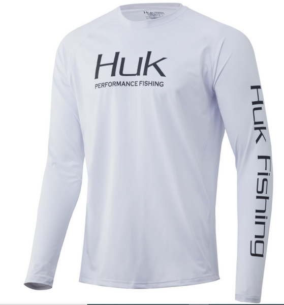 Huk Pursuit Vented LS White